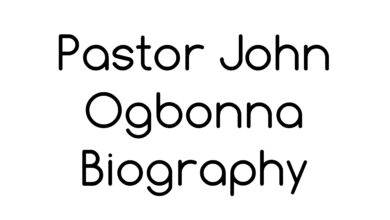 Pastor John Ogbonna Biography